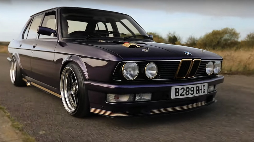 Bmw E28 5 Series改裝24k金引擎 不只金光閃閃而且馬力超猛爆 地球黃金線