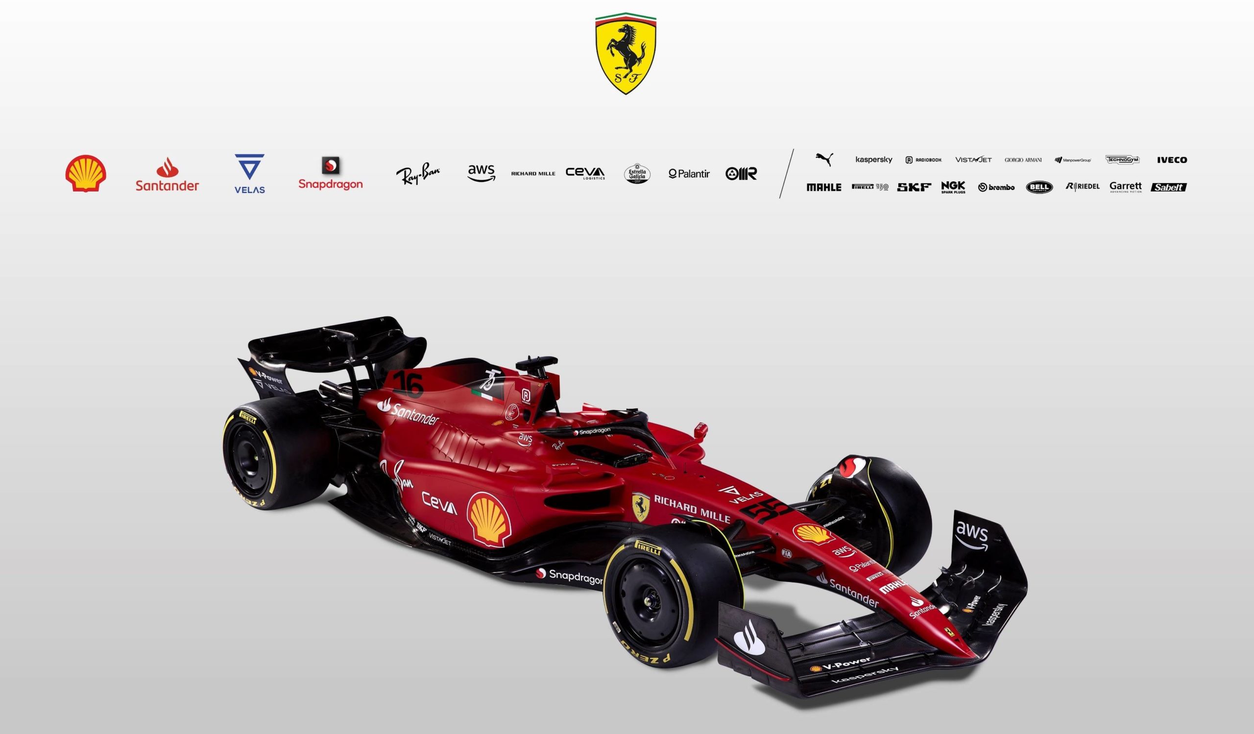 Scuderia Ferrari法拉利F1車隊 全新賽車F1-75正式亮相 | 地球黃金線