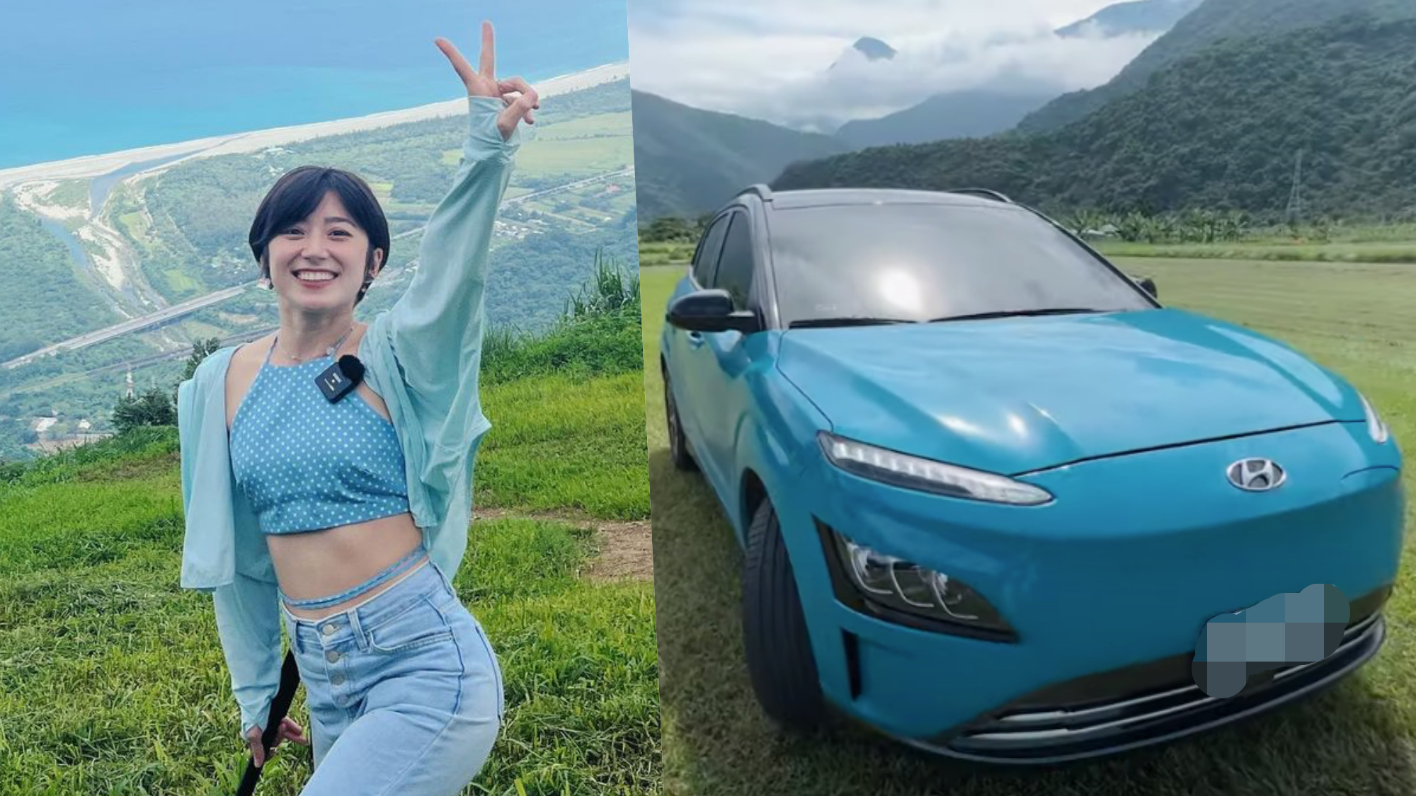 Youtuber金魚腦挑戰生平最遠開車距離 現代Kona Electric全車滿載能開多遠?