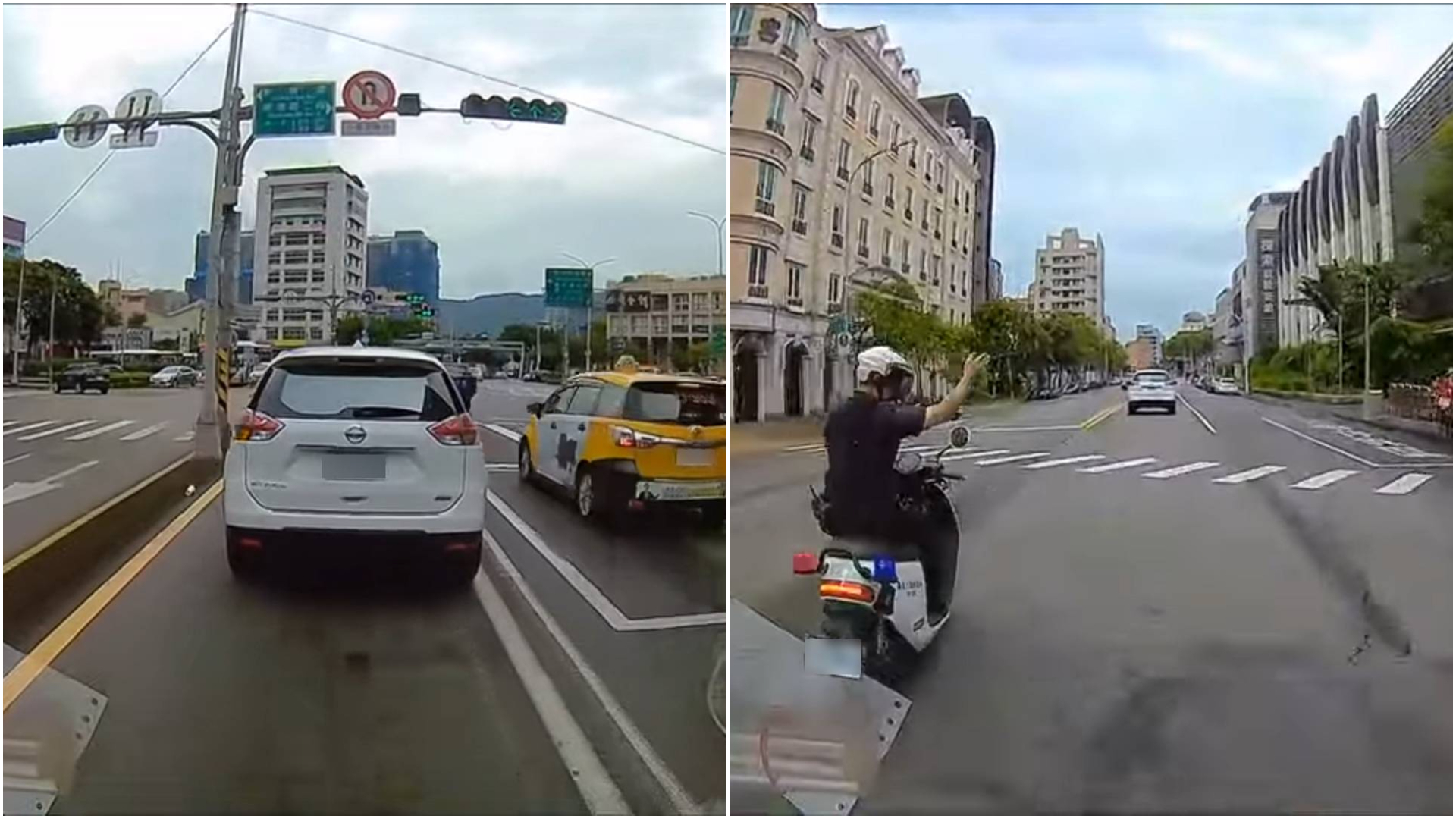 民眾依號誌與車道規定左轉又爆警察亂開罰單! 網怒:劣警懲處機制太爛