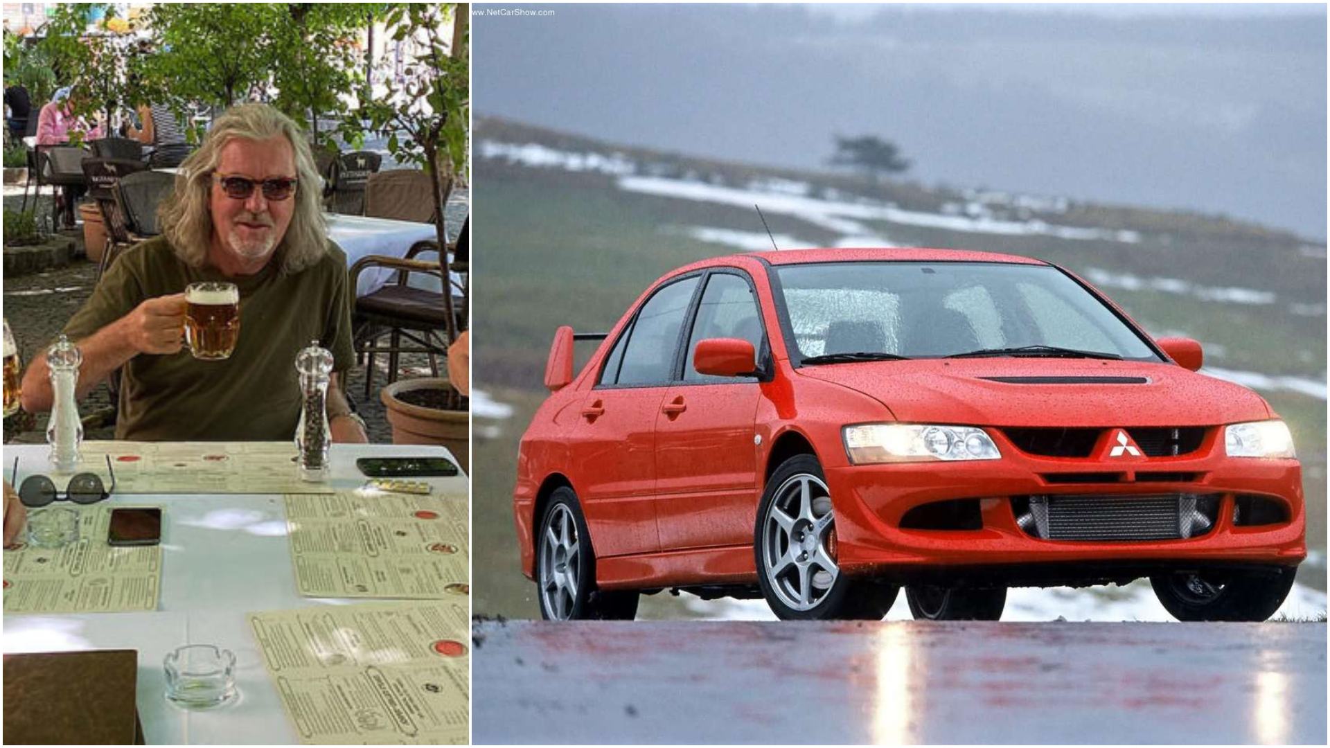 Top Gear前主持人James May拍片事故　駕駛Mitsubishi Evo VIII時速破百撞牆