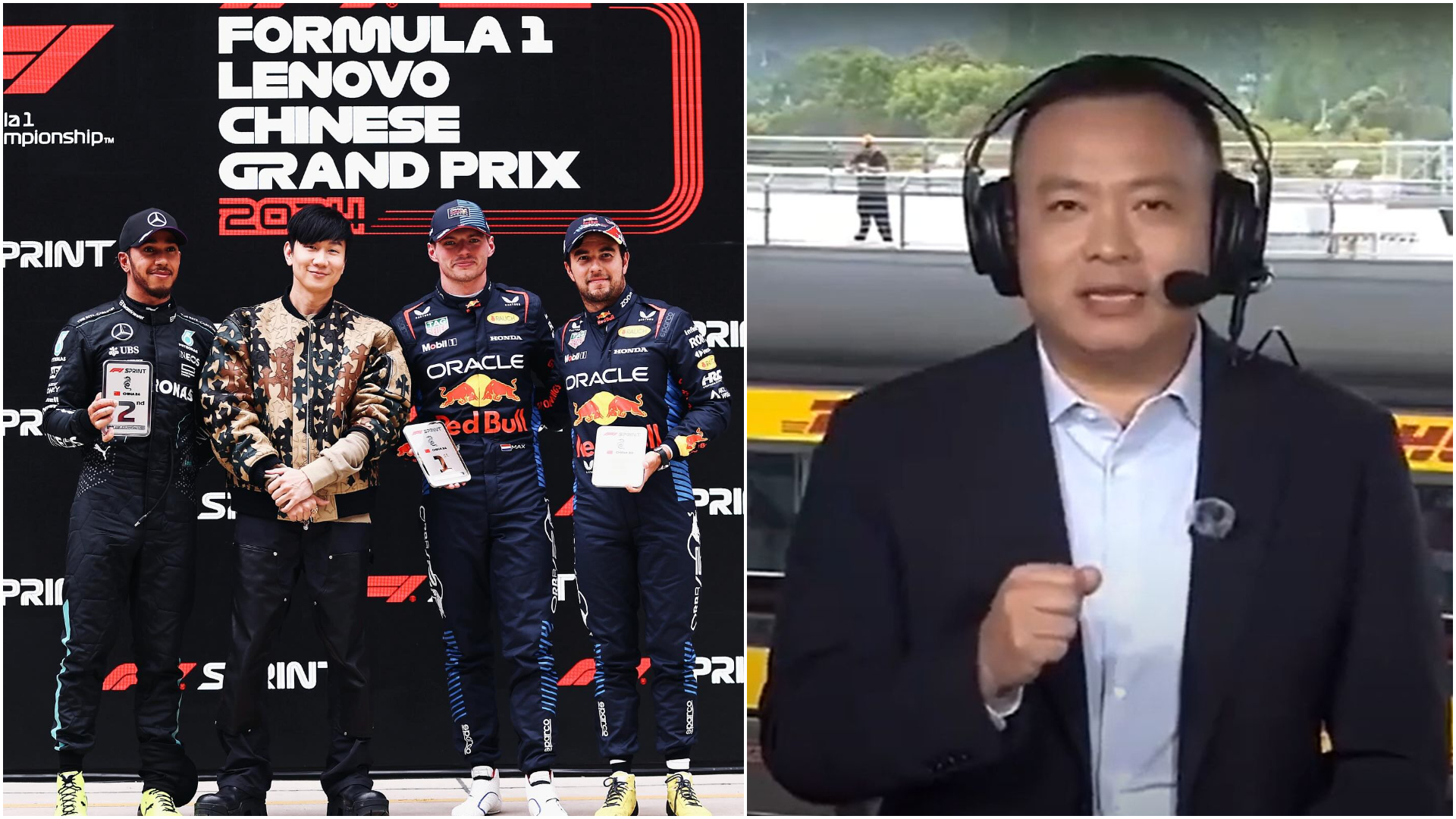 林俊傑擔綱F1上海站頒獎嘉賓！央視主持人竟稱「幸運觀眾被抽中」遭陸網狂酸