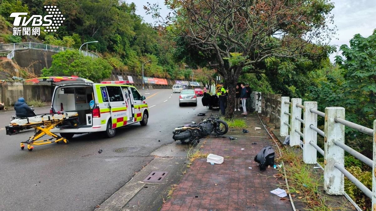 台中19歲女騎士遭BMW撞噴飛命喪深6公尺邊坡！肇事駕駛辯：打滑