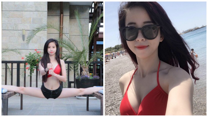 有網友發現跆拳道品勢項目出現一名正妹，她是越南代表隊的選手。(圖／翻攝自臉書)