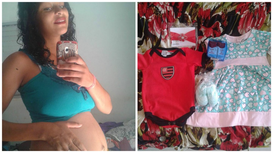 巴西一名懷胎8月的孕婦，被一名流產女子誆騙要送嬰兒服，遭到迷昏掐死，還被對方用刀剖開子宮取出孩子。(圖／翻攝自臉書)