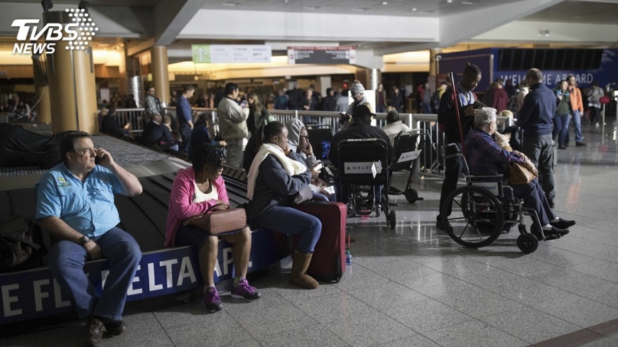 圖／達志影像美聯社 亞特蘭大機場停電航班大亂　旅客喊惡夢