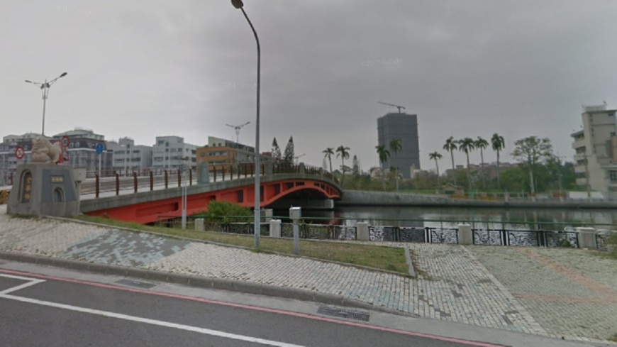 呂男被人發現陳屍在金華橋畔的運河。圖／Google Map