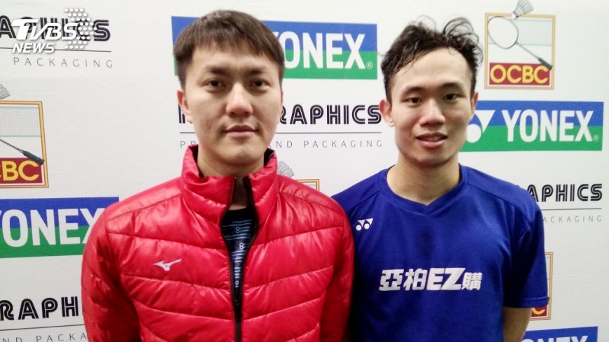  圖／中央社／(右)呂家弘、(左)教練楊鈞翔
