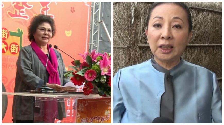 現任高雄市長陳菊和嘉義縣長張花冠。
