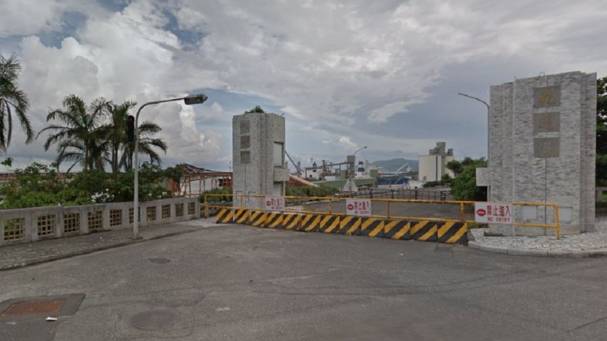 花蓮港傳出碼頭下陷。圖／翻攝Google Map
