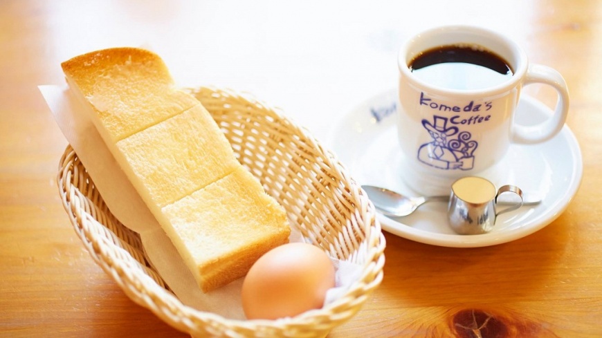 名古屋早餐文化「點飲料送早餐」。（圖／翻攝コメダ珈琲店 臉書）
