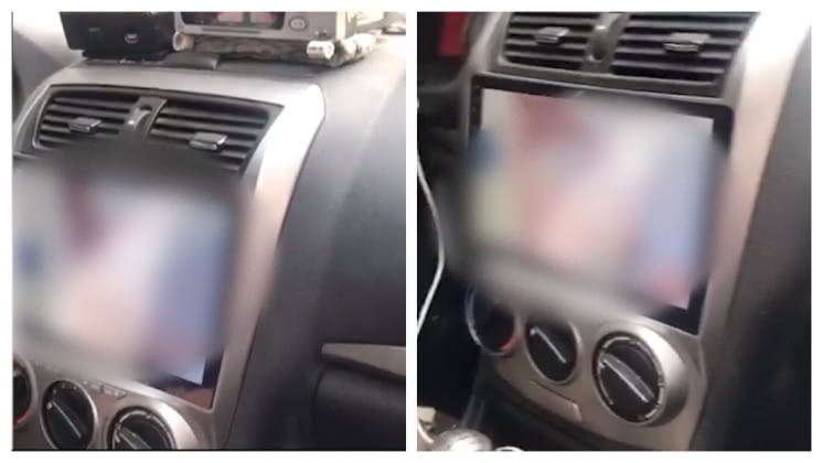 司機邊開車邊看色情影片嚇壞女乘客，圖／取自彭湃新聞