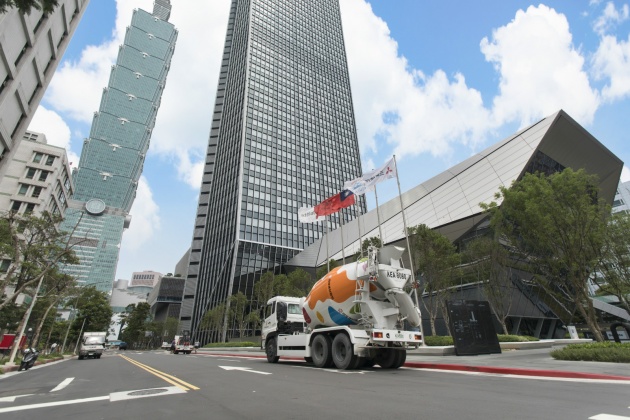 北市第二高樓南山廣場，國產提供的混凝土設計強度達16,000磅，勝過台北101。  