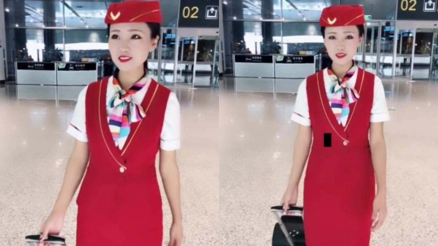 空服員化妝 - 空服員化妝.jpg 圖/翻攝自微博