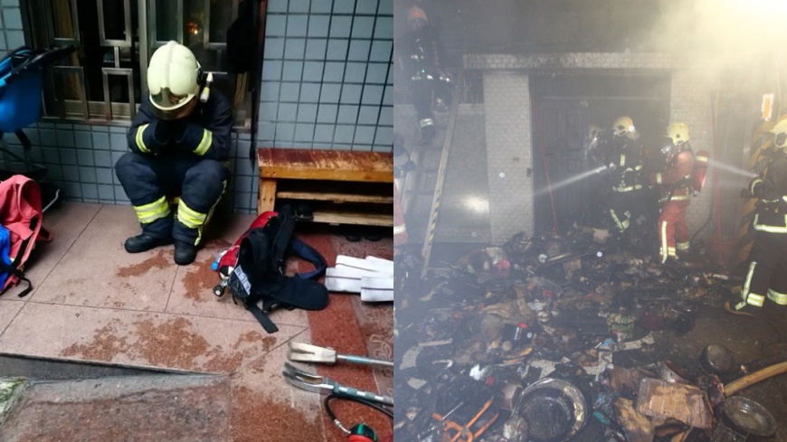 永和火警滿屋雜物1 - 永和火警滿屋雜物1.jpg 圖/翻攝自我是永和人臉書