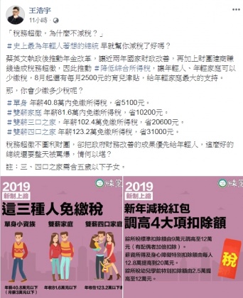 圖/翻攝自王浩宇臉書