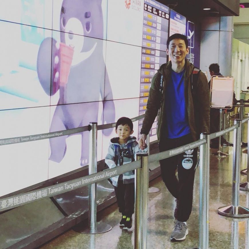 隋棠老公獨自帶Max去美國。圖/翻攝自隋棠臉書