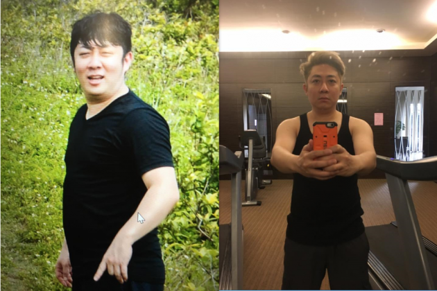 艾成因憂鬱症暴飲暴食,體重胖到90公斤。圖/截取自臉書艾成的異想世界