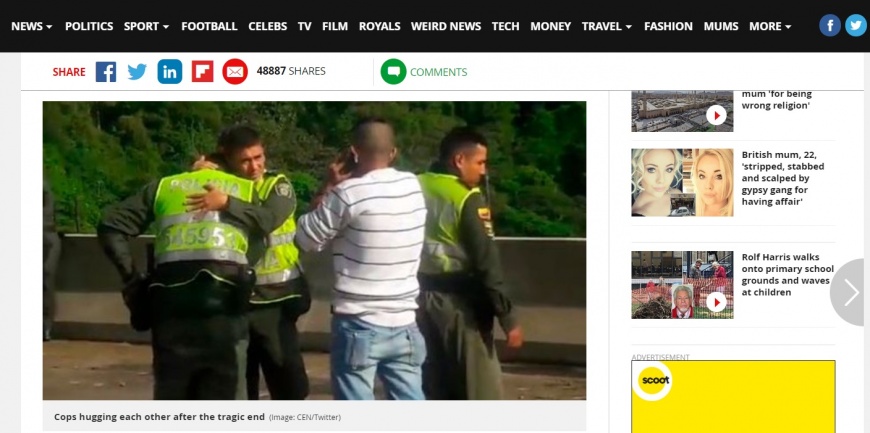 母抱兒跳牆亡1 - 母抱兒跳牆亡1.jpg 圖/翻攝自Mirror