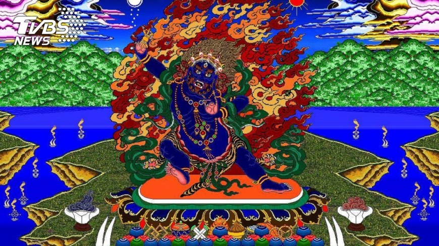 平均一幅佛畫像約要花上2個半月才能完成。圖/李姓網友授權提供