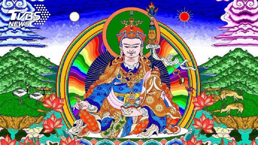 李爸爸畫佛像、菩薩圖約有20多年的時間。圖/李姓網友授權提供