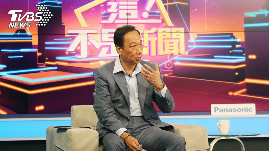 胡幼偉指出若郭台銘來當行政院長，可好好把台灣翻兩番。圖／中央社