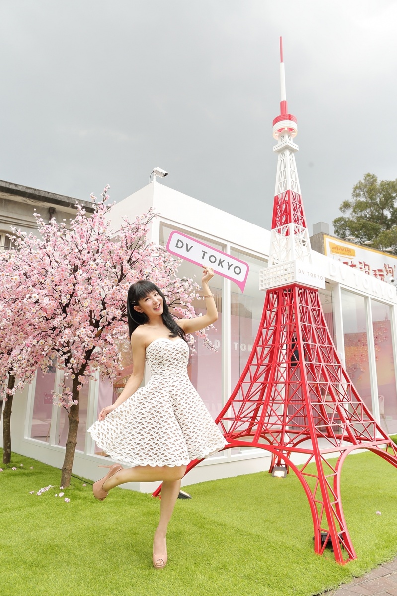 DV TOKYO 190718 0003 - DV TOKYO_190718_0003.jpg 高達四米五的東京鐵塔,也是郭書瑤必拍的裝置之一。