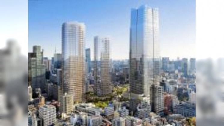 圖／翻攝自 AsahiShimbun中文网 微博 東京將蓋330公尺大樓　搶日本第一高樓頭銜