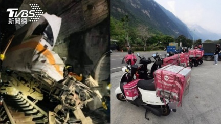 台鐵半世紀最慘事故!花蓮外送員不接單「載物資奔災區」