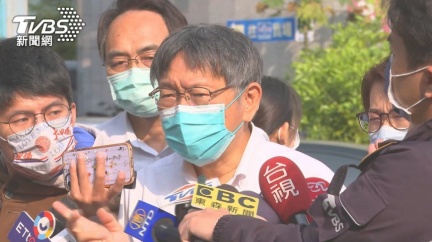 同仁女兒搭太魯閣號罹難 柯文哲紅眼眶