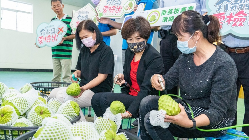 圖/鳳梨釋迦外銷杜拜+空壓機 ※台東縣政府提供