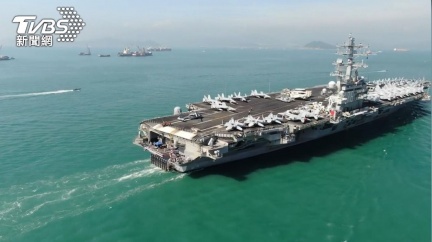 美軍航母雷根號「更改路徑南下」　已至台灣東部海域