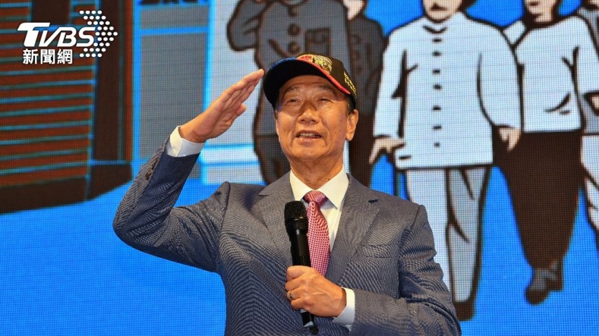 郭台銘近期積極爭取國民黨提名，有外媒以「台灣川普」形容他。（圖／TVBS）