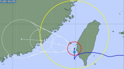 海葵颱風幾乎停滯　日氣象廳：強風區仍籠罩全台