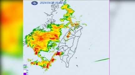 台南地區發布大雷雨訊息　今全台防短延時強降雨