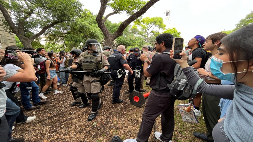 美學院反以色列運動蔓延　警入德州校園逮34學生