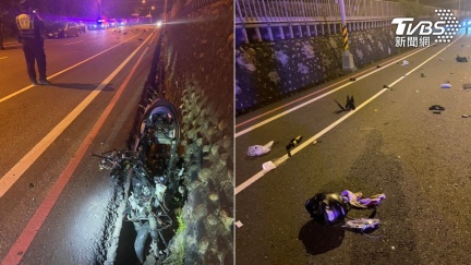 宜蘭機車衝對向車道撞轎車　23歲騎士彈飛傷重亡