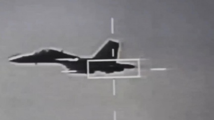 空軍首秀F-16V「狙擊手莢艙」　鎖定共軍畫面曝
