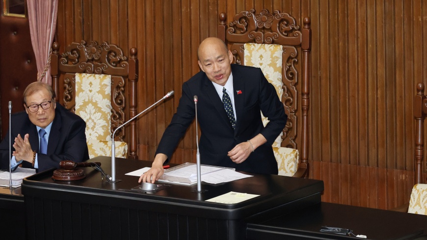 立法院長韓國瑜。（圖／葉志明攝）