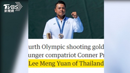 英媒《衛報》連2屆出包　李孟遠中華隊首牌誤寫成「泰國」