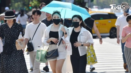 台北信義區飆38.1度　16縣市高溫資訊防熱傷害