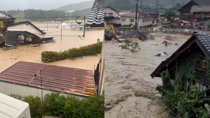 日本石川破紀錄暴雨1死11失蹤　4民宅遭洪水沖走