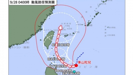 準颱風山陀兒「長胖變壯」！下週4天風雨劇烈　颱風假戒備