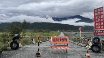 山陀兒颱風逼近　花蓮玉里「高寮便道」預防性封閉