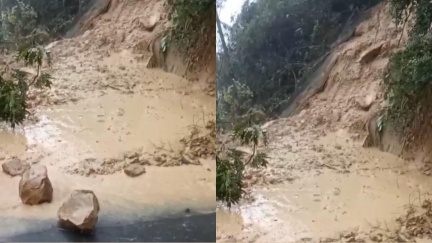 瑞芳暴雨　原民部落「阿美家園」坍方阻斷唯一道路