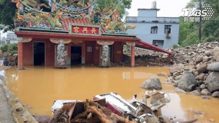 金山萬里雨開炸！長興宮外又淹一片泥流、舊台2線落石