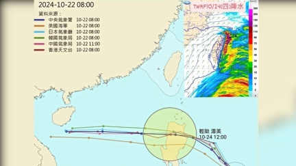 潭美恐共伴！「6地區」雨彈炸到發紫　週四影響最劇