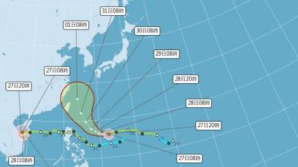 康芮颱風整合恐更強　鄭明典揭「路徑靠台」關鍵點