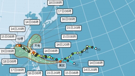 11年前來過　天兔變「暴力兔」一路增強擦邊襲台