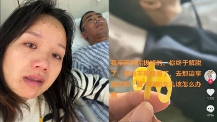 陸36歲抗癌網紅病逝！妻「親拔針頭」悲喊：我和女兒沒家了